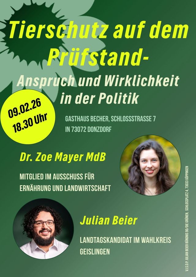 Tierschutz auf dem Prüfstand – Anspruch und Wirklichkeit in der Politik